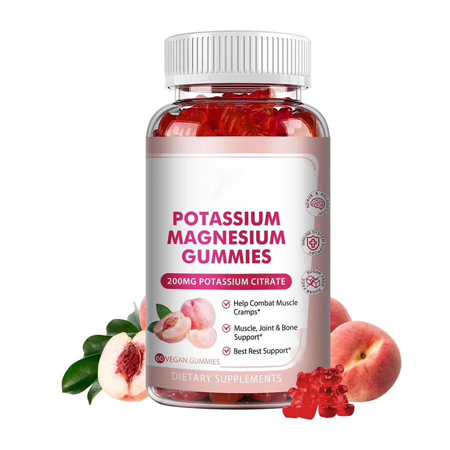 Potasyum Magnezyum Gummies: Kas, kemik ve toplam vücut sağlığı için gelişmiş formül