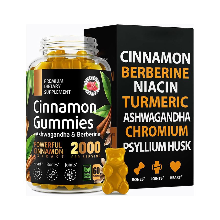 Premium Tarçın Gummies Doğanın canlı yaşam için kan şekeri desteği